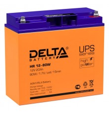 Аккумуляторная батарея DELTA BATTERY HR 12-80 W                                                                                                                                                                                                           