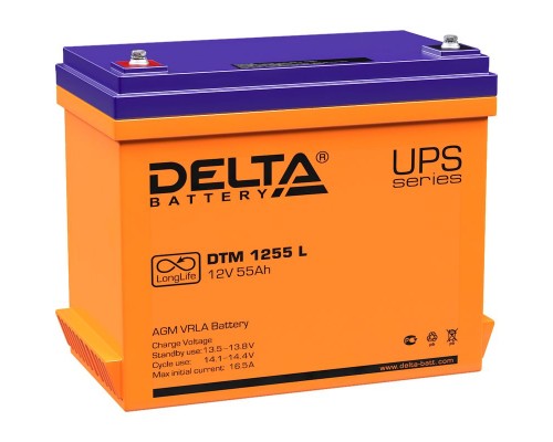 Аккумуляторная батарея DELTA BATTERY DTM 1255 L