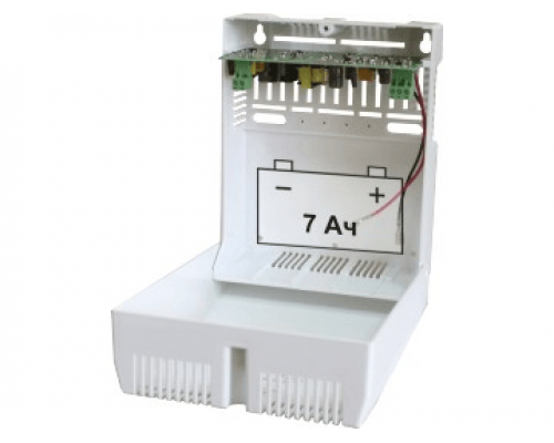 ИБП СКАТ-1200Б (СКАТ ИБП-12/2-7) 12В, 2А корпус пластик под АКБ 1х7Ач