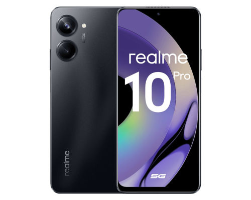 СМАРТФОН REALME RMX3661 (realme 10 Pro 5G) 8+256 ГБ ЦВЕТ: ЧЕРНЫЙ (DARK MATTER)