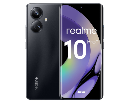 СМАРТФОН REALME RMX3686 (realme 10 Pro+5G) 8+128 ГБ ЦВЕТ: ЧЕРНЫЙ (DARK MATTER)