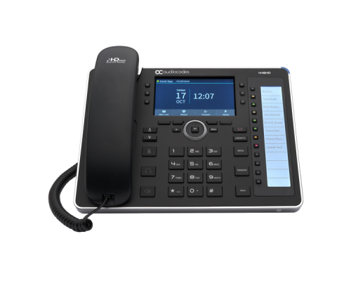Телефон IP AudioCodes 445HD UC445HDEPSG-BW black Телефон IP AudioCodes 445HD UC445HDEPSG-BW black