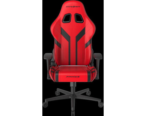 Компьютерное кресло/ Компьютерное кресло DXRacer Peak Prince up to 100kg/180cm, top gun, 3D armrest, leatherette, recline 135, 2' wheels, red black