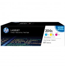 Тонер-картридж набор из 3 шт/ HP 304A CYM Tri-Pack LJ Toner Cartridge                                                                                                                                                                                     