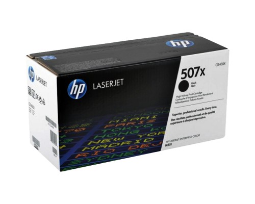 Оригинальный картридж hp CE400X № 507X чёрный , повышенной ёмкости