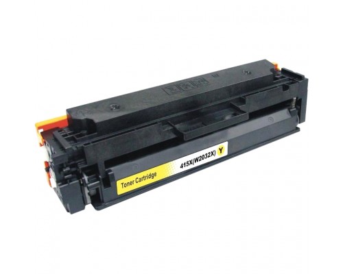 Тонер-картридж/ HP 415X Yellow CLJ Pro M454dw/M454dn MFP M479fdn/M479fdw/M479fnw/M479dw Ent MFP M480f/M455dn White Box With Chip (W2032X) (~6000 стр)