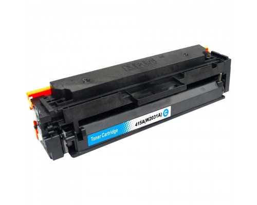 Тонер-картридж/ HP 415A Cyan CLJ Pro M454dw/M454dn MFP M479fdn/M479fdw/M479fnw/M479dw Ent MFP M480f/M455dn White Box With Chip (W2031A) (~2100 стр)