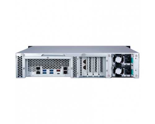 Сетевой накопитель Enterprise QNAP TS-h1277XU-RP-3700X-128G 12-Bay NAS Сетевой накопитель Enterprise QNAP TS-h1277XU-RP-3700X-128G 12-Bay NAS