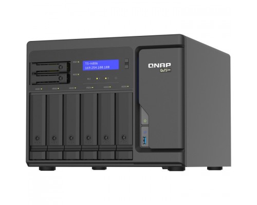Сетевое хранилище Enterprise QNAP TS-h886-D1622-16G 8-Bay NAS Сетевое хранилище Enterprise QNAP TS-h886-D1622-16G 8-Bay NAS