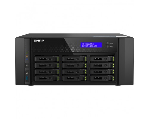 Сетевой накопитель Enterprise QNAP TS-h1290FX-7232P-64G12-Bay NAS Сетевой накопитель Enterprise QNAP TS-h1290FX-7232P-64G12-Bay NAS