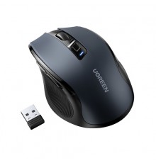 Мышь UGREEN MU006 (90545) Ergonomic Wireless Mouse 2.4G 4000DPI Silence Design - Black                                                                                                                                                                    