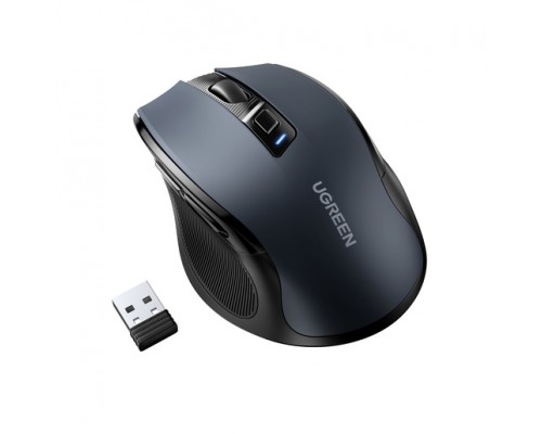 Мышь UGREEN MU006 (90545) Ergonomic Wireless Mouse 2.4G 4000DPI Silence Design - Black