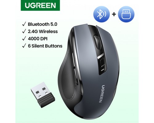 Мышь UGREEN MU006 (90855) Ergonomic Wireless Mouse