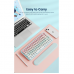 Клавиатура UGREEN KU101 (15227) FUN + Mechanical Keyboard USB-C & Bluetooth - Pink