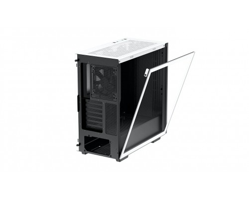 Корпус Deepcool CH510 WH без БП, боковое окно (закаленное стекло), 1x120мм вентилятор сзади, белый, ATX