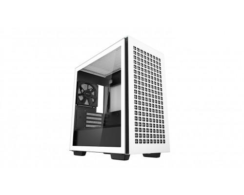 Корпус Deepcool CH370 WH без БП, боковое окно (закаленное стекло), белый, mATX