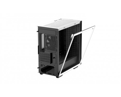 Корпус Deepcool CH370 WH без БП, боковое окно (закаленное стекло), белый, mATX