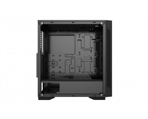 Корпус Deepcool MATREXX 55 V3 без БП, боковое окно (закаленное стекло), LED strip спереди, черный, ATX