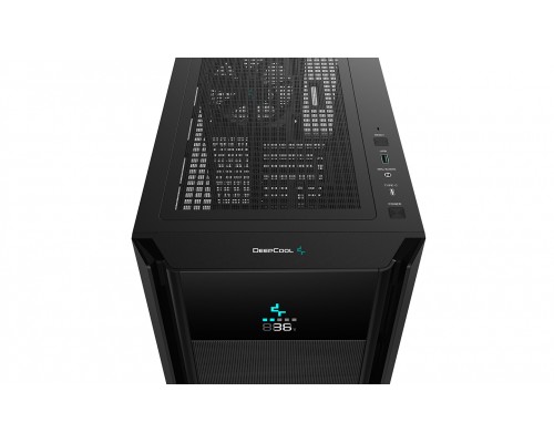 Корпус Deepcool CH510 MESH DIGITAL без БП, 1x120мм вентилятор сзади, черный, ATX