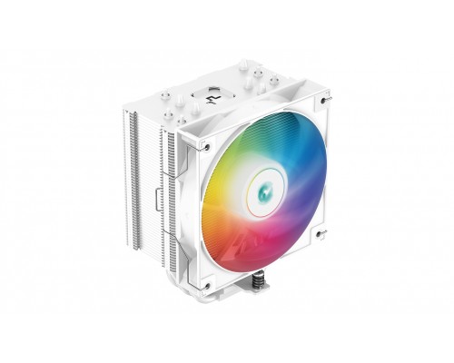 Кулер DEEPCOOL AG500 WH ARGB LGA1700/1200/115X/AM5/AM4 (12шт/кор, TDP 240W, PWM, ARGB Fan 120mm, 5 тепл. трубок, белый) RET