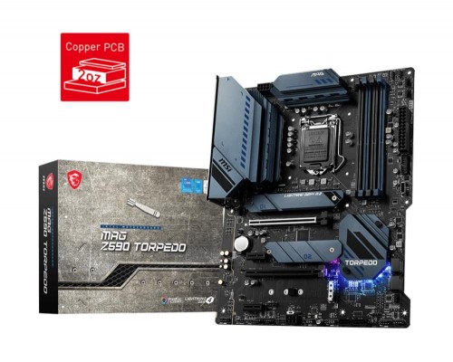 Материнская плата MSI Intel Z590 Express LGA1200 ATX MAGZ590TORPEDO