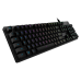 Клавиатура игровая Logitech G512 CARBON US INT'L ЛАТИНИЦА - GX BLUE (CLICKY) SWITCH (механическая клавиатура с RGB-подстветкой)