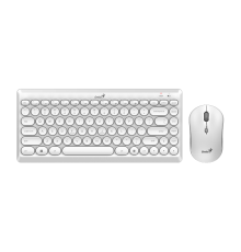 Комплект беспроводной Genius LuxeMate Q8000 (клавиатура LuxeMate Q8000/k + мышь LuxeMate Q8000/m ), White                                                                                                                                                 