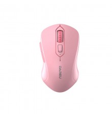 Мышь беспроводная Dareu LM115B Pink (розовый), DPI 800/1200/1600, подключение: ресивер 2.4GHz + Bluetooth, размер 107x59x38мм                                                                                                                             