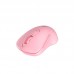 Мышь беспроводная Dareu LM115B Pink (розовый), DPI 800/1200/1600, подключение: ресивер 2.4GHz + Bluetooth, размер 107x59x38мм