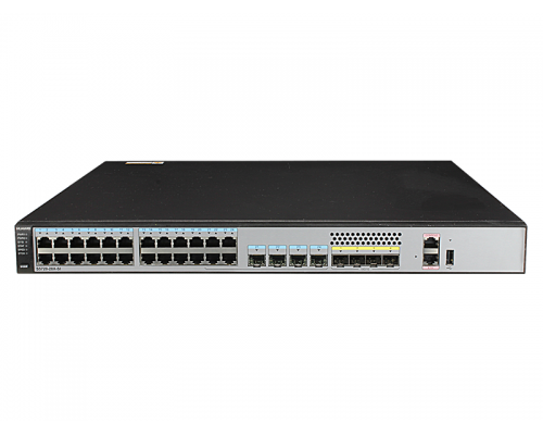 S5720-28X-SI bundle (2410/100/1000BASE-T ports, 4 of which are 10/100/1000BASE-T+SFP combo ports, 410GE SFP+, 1AC power supply)