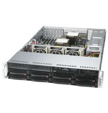 Шасси серверное Supermicro SuperServer 2U 620P-TR noCPU(2)3rd GenScalable/TDP 270W/no DIMM(16)/ SATARAID HDD(8)LFF/6xLP,M2/2x1GbE/2x1200W                                                                                                                 