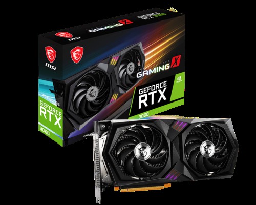 Видеокарта MSI GeForce RTX 3060 GAMING 12G PCI-E/GeForce RTX 3060 GAMING 12G/HDMI/DP*3/TWIN FROZR