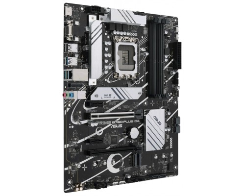 Материнская плата ASUS PRIME B760-PLUS D4, LGA1700, B760, 4*DDR4, HDMI+DP+VGA, 4xSATA3 + RAID, M2, Audio, Gb LAN, USB 3.2, USB 2.0, ATX; 90MB1CW0-M0EAY0