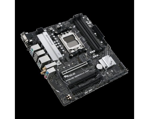 Материнская плата ASUS PRIME B650M-A WIFI, Socket AM5, B650, 4*DDR5, HDMI+DP+VGA, 4xSATA3 + RAID, M2, Audio, Gb LAN, USB 3.2, USB 2.0, mATX; 90MB1C00-M1EAY0