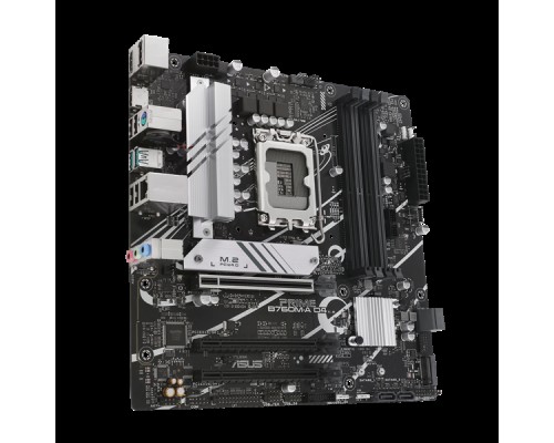 Материнская плата ASUS PRIME B760M-A D4, LGA1700, B760, 4*DDR4, HDMI+DP, 4xSATA3 + RAID, M2, Audio, Gb LAN, USB 3.2, USB 2.0, mATX; 90MB1D00-M0EAY0