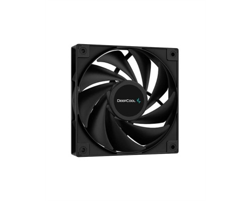 Кулер для процессора DEEPCOOL AG400 LGA1700/1200/115X/AM5/AM4 (18шт/кор, TDP 220W, PWM, Fan 120mm, 4 тепл. Трубки, черный) RET