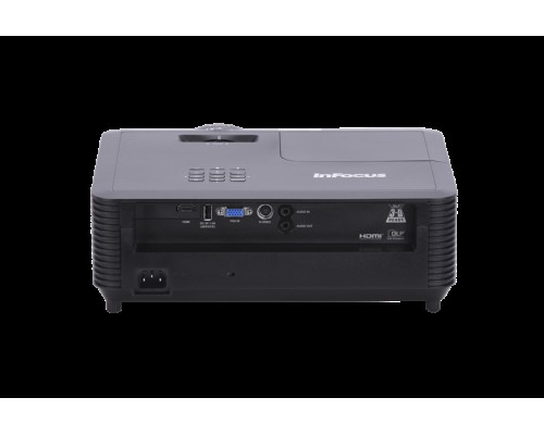 Проектор INFOCUS IN114AA (Full 3D) DLP, 3800 ANSI Lm, XGA, (1.94-2.16:1), 30000:1, HDMI 1.4, 1хVGA, S-video, Audio in, Audio out, USB-A (power), 3W, лампа до 15000ч., 2.6 кг