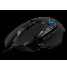Мышь Logitech Gaming Mouse G502 Hero, 100-25.600dpi, USB, Black [910-005471]                                                                                                                                                                              