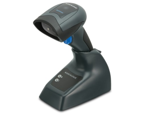 Сканер штрихового кода Datalogic QuickScan QBT2430, Bluetooth, Kit, USB, 2D Imager, Black (Kit inc. Imager, Base Station (up 50m), PSU, USB Cable)