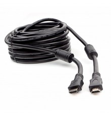 Cablexpert CCF2-HDMI4-15M, 15м, v1.4, 19M/19M, черный, позол.разъемы, экран, 2 ферр кольца, пакет                                                                                                                                                         