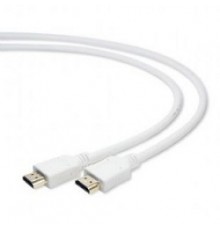 Кабель HDMI Gembird/Cablexpert, 1м, v1.4, 19M/19M, белый, позол.разъемы, экран, пакет (CC-HDMI4-W-1M)                                                                                                                                                     