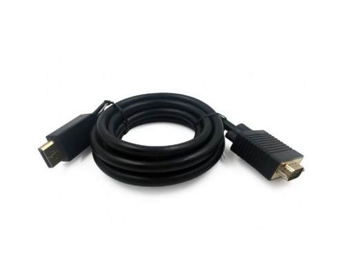 Cablexpert Кабель DisplayPort->VGA, 1,8м, 20M/15M, черный, экран, пакет (CCP-DPM-VGAM-6)
