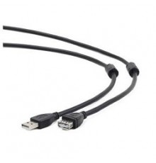 Gembird/Cablexpert CCF2-USB2-AMAF-10 USB 2.0  Pro Кабель, AM/AF, 3м, экран, 2феррит.кольца, черный, пакет                                                                                                                                                 