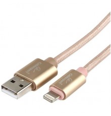 Кабель Cablexpert  для Apple CC-U-APUSB01Gd-3M AM/Lightning, серия Ultra, длина 3м, золотой, блистер                                                                                                                                                      