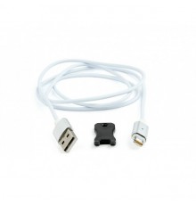 Кабель Cablexpert  магнитный USB 2.0 CC-USB2-AMLMM-1M, AM/ iPhone lightning, магнитный кабель, 1м, алюминиевые разъемы, коробка                                                                                                                           