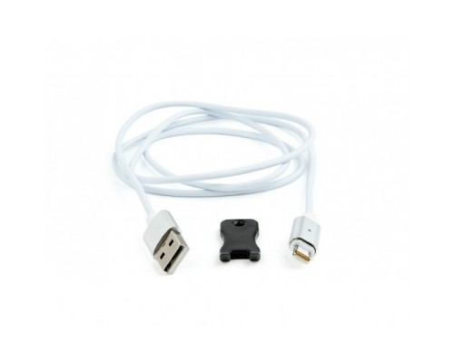 Кабель Cablexpert  магнитный USB 2.0 CC-USB2-AMLMM-1M, AM/ iPhone lightning, магнитный кабель, 1м, алюминиевые разъемы, коробка