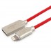 Кабель Cablexpert  для Apple CC-P-APUSB02R-1M MFI, AM/Lightning, серия Platinum, длина 1м, красный, блистер