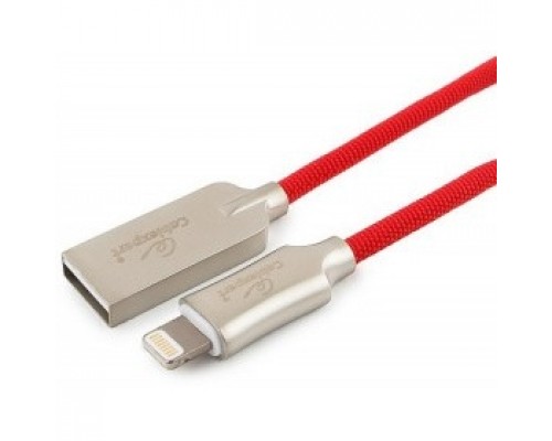 Кабель Cablexpert  для Apple CC-P-APUSB02R-1.8M MFI, AM/Lightning, серия Platinum, длина 1.8м, красный, блистер