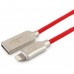 Кабель Cablexpert  для Apple CC-P-APUSB02R-1.8M MFI, AM/Lightning, серия Platinum, длина 1.8м, красный, блистер