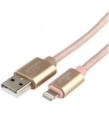 Кабель Cablexpert  для Apple CC-U-APUSB01Gd-1M AM/Lightning, серия Ultra, длина 1м, золотой, блистер                                                                                                                                                      